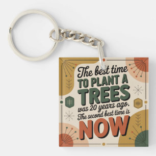 Porte-clés Le Meilleur Moment Pour Planter Un Arbre Était Il