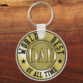 Porte-clés Le meilleur papa du monde (Recto)