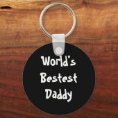 Porte-clés Le meilleur papa du monde (Recto)
