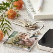 Porte-clés Le meilleur papa jamais (Devant Droit)