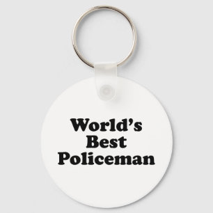 Porte-clés Le meilleur policier du monde