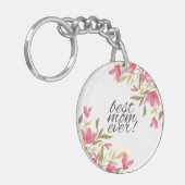 Porte-clés Le meilleur porte - clé du jour de mère de maman (Devant gauche)