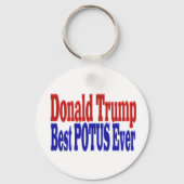 Porte-clés Le meilleur POTUS jamais Donald Trump (Recto)