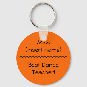 Porte-clés Le meilleur professeur de danse ! - porte - clé