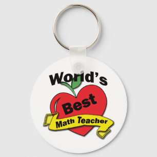 Porte-clés Le meilleur professeur de maths du monde