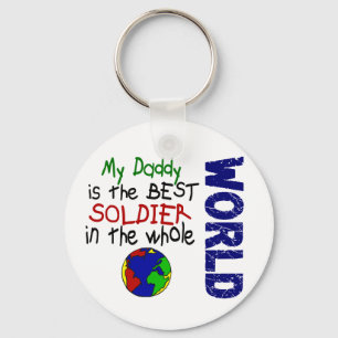 Porte-clés Le meilleur soldat en monde 2 (papa)