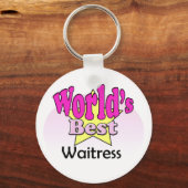 Porte-clés Le Meilleur Waitress (Recto)