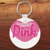 Porte-clés Le mercredi, nous portons du rose (Recto)