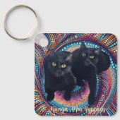 Porte-clés Le miaulement du chat (Recto)