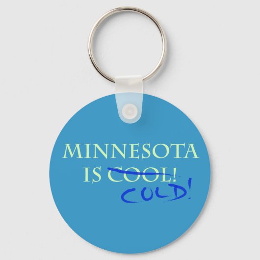 Porte-clés Le Minnesota est Cool - et froid ! (Recto)