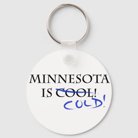 Porte-clés Le Minnesota est Cool - et froid ! (Recto)