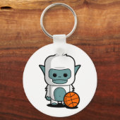 Porte-clés Le Minuscule Yeti - Jouer Basket Ball (Recto)