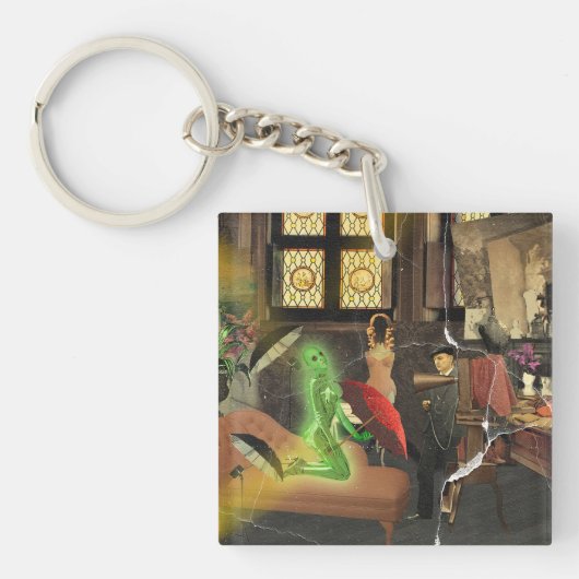 Porte-clés Le modèle étranger (Devant)