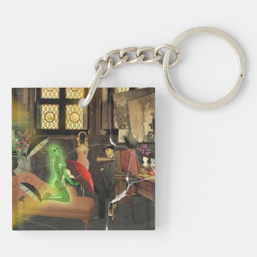 Porte-clés Le modèle étranger (Dos)