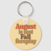 Porte-clés Le mois d'août n'est qu'automne (Recto)