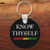 Porte-clés Le Mois de l'Histoire des Noirs SE CONNAÎT (Recto)