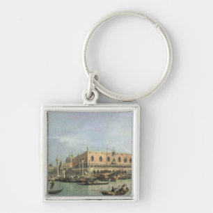 Porte-clés Le Molo et le Piazzetta San Marco, Venise (huile
