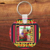 Porte-clés Le monde autour de moi est heureux que vous me col (Recto)