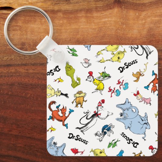 Porte-clés Le monde de Dr Seuss Pattern (Recto)