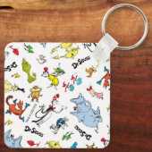 Porte-clés Le monde de Dr Seuss Pattern (Verso)