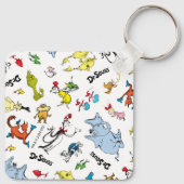 Porte-clés Le monde de Dr Seuss Pattern (Dos)