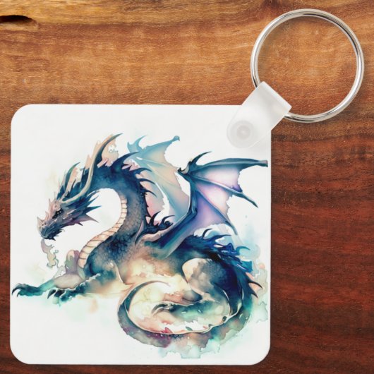 Porte-clés Le monde des imaginaires dragons (Verso)