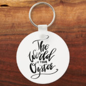 Porte-clés Le monde est ton huître (Recto)