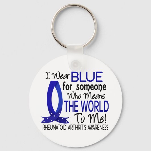 Porte-clés Le Monde Pour Moi L'Arthrite Rhumatoïde (Recto)