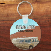 Porte-clés Le monument national Freedom Riders Alabama (Recto)