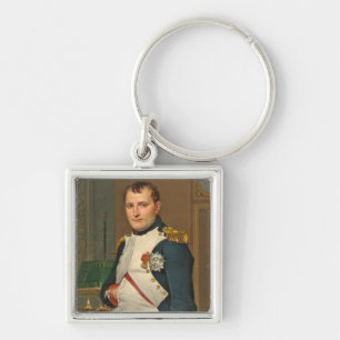 Porte-clés Le napoléon d'empereur dans son étude chez le