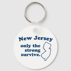 Porte-clés Le New Jersey Seule La Forte Survie