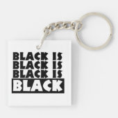 Porte-clés Le noir est noir (Dos)