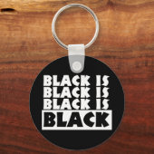 Porte-clés Le noir est noir (Recto)