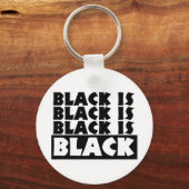 Porte-clés Le noir est noir (Recto)