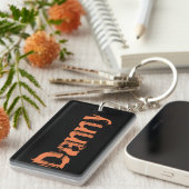 Porte-clés Le nom de Danny a affligé le porte - clé - (Devant droit)