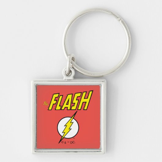 Porte-clés Le nom Flash et logo d'éclair (Devant)