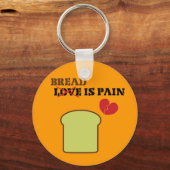 Porte-clés Le pain est une douleur (Recto)