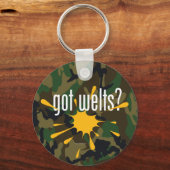 Porte-clés Le Paintball a une soudure ? (Recto)