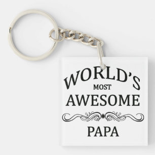 Porte-clés Le papa le plus impressionnant du monde