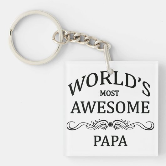 Porte-clés Le papa le plus impressionnant du monde (Devant)