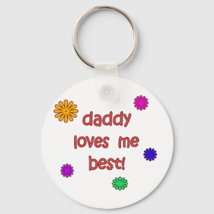 Porte-clés Le papa m'aime meilleur !