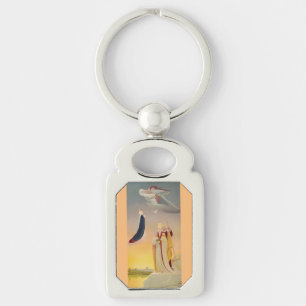 Porte-clés Le pape de Rome, Vierge Marie et Jésus