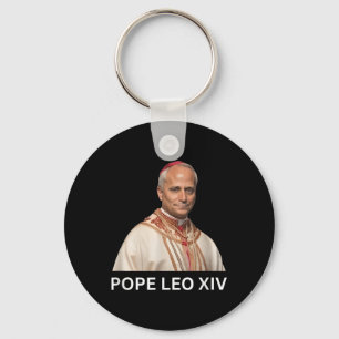 Porte-clés Le Pape Leo Xiv, Dieu béni le Pape Leo Xiv Tee