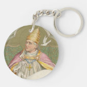 Porte-clés Le pape Saint Grégoire le Grand (M 067) (Dos)
