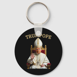 Porte-clés Le Pape Trump Drôle Le Président Trump Se Déclare 