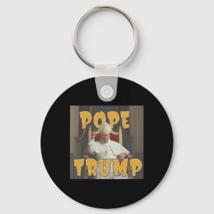 Porte-clés Le pape Trump drôle Trump Vatican Christian Retro
