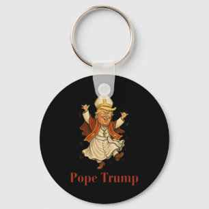 Porte-clés Le pape Trump drôle Trump Vatican Christian Retro