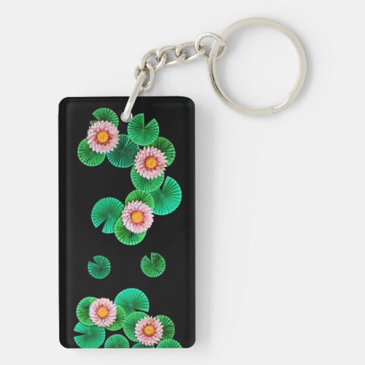 Porte-clés Le papier Koi Pond (Dos)