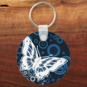 Porte-clés Le papillon blanc (Recto)