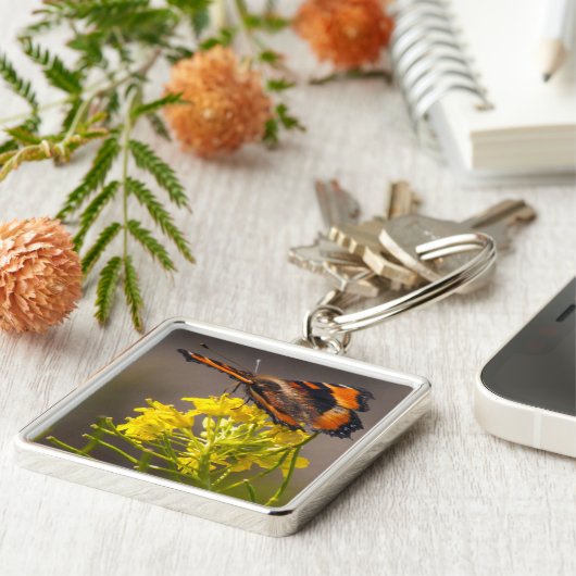 Porte-clés Le papillon Tortoiseshell de Milbert (Côté)